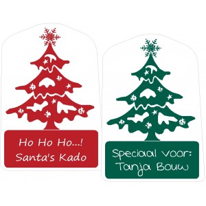 Christmas Tree Labels 9 pcs