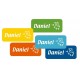 Small Name Labels Vario. 5 Color set!