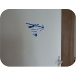 Door sticker 'Helicopter'