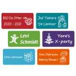 December Name Labels